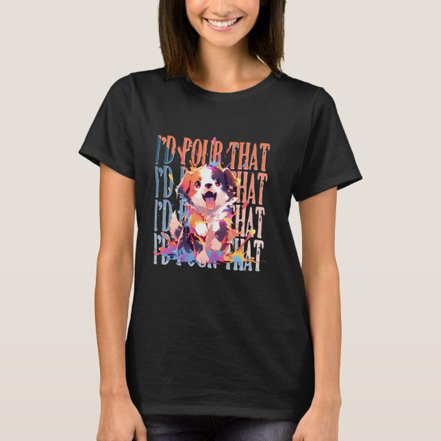 T-shirt Conception de pourriture acrylique pour Peintre et (Devant)