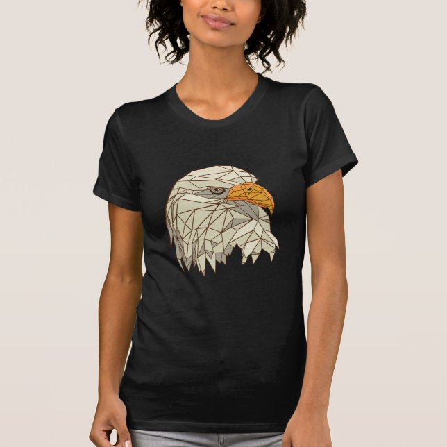 T-shirt Conception de prédateur d'oiseau Pygargue à tête b (Devant)