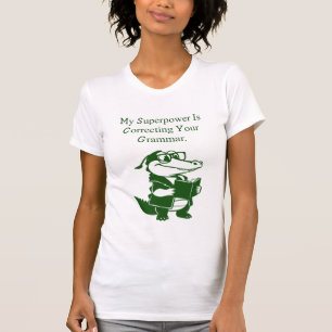 T-shirt Conception de professeur d'anglais drôle de superp