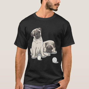 T-shirt Conception de Pug joueur