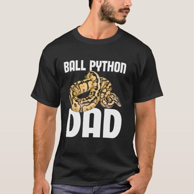 T-shirt Conception de python boule cool pour papa hommes a (Devant)