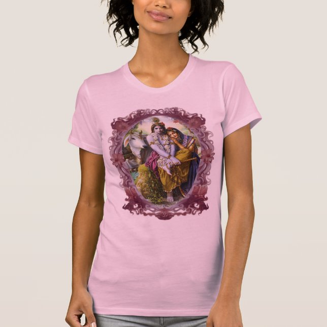 T-shirt Conception de Radha et de Krishna (Devant)