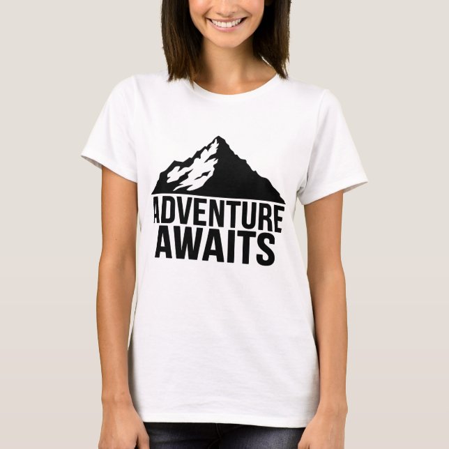T-shirt Conception de randonnée montagneuse Aventure Atten (Devant)