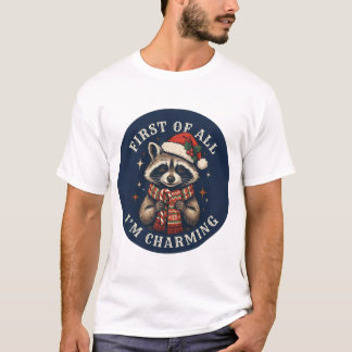 T-shirt conception de raton laveur