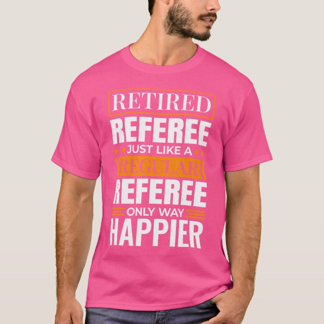 T-shirt Conception De Référencier De Basket Retraité Pour  (Devant)