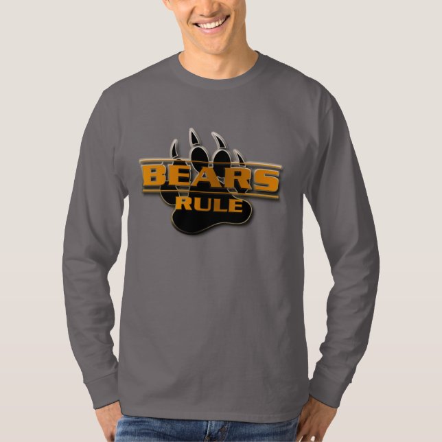 T-shirt Conception de règle des ours géniaux (Devant)
