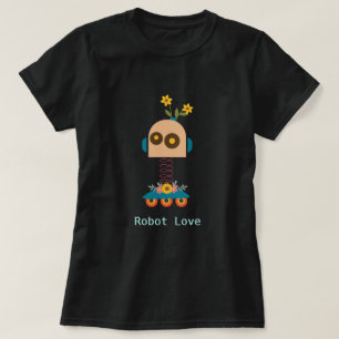 T-shirt Conception de robot mignon