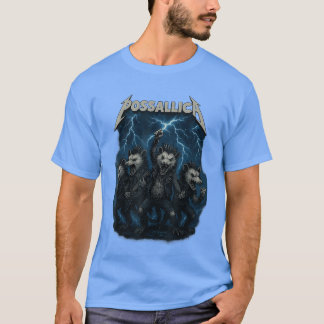T-shirt Conception de roche de possum opossum drôle pour l