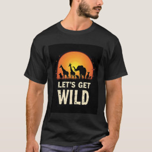 T-shirt Conception de safari cool pour hommes femmes enfan