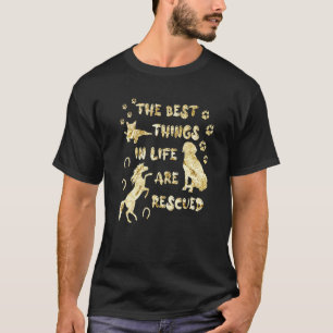 T-shirt Conception de sauvetage et d'adoption d'animaux do