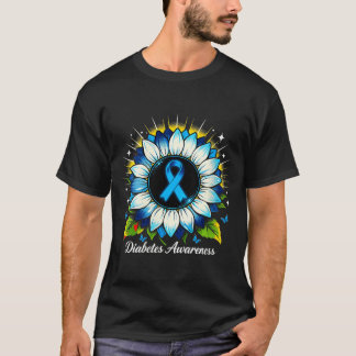 T-shirt Conception de sensibilisation au diabète pour femm