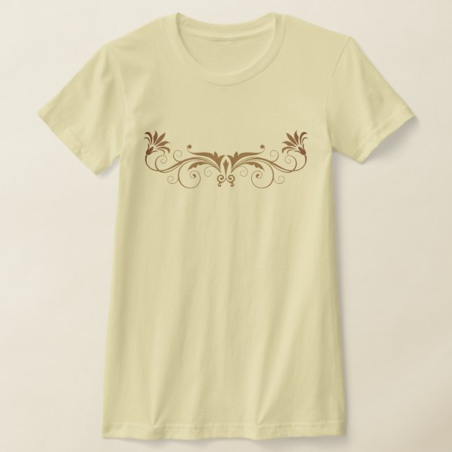 T-shirt Conception de séparation florale ornementale compl (Poser)