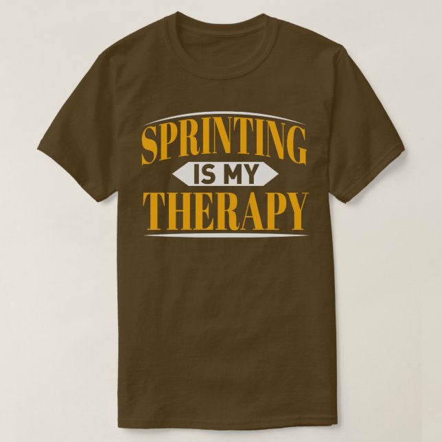 T-shirt Conception de sérigraphie pour un sprinter (Design devant)