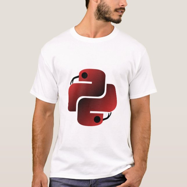 T-shirt Conception de serpent Python (Devant)