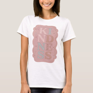 T-shirt Conception de slogan de gentillesse gris spirituel