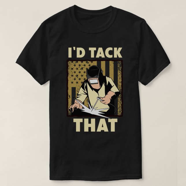 T-shirt Conception De Souder Pour Hommes Drôle De Soudage  (Design devant)