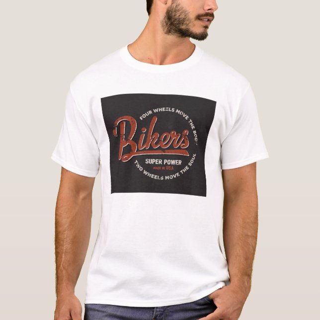 T-shirt Conception de soumission rouge Super Power Retro (Devant)