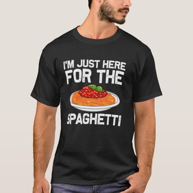 T-shirt Conception de Spaghetti pour Hommes Femmes Enfants (Devant)
