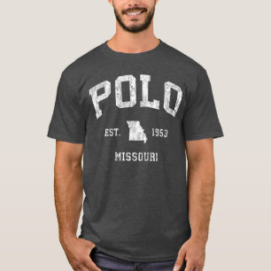 T-shirt Conception de sport athlétique vintage Missouri MO