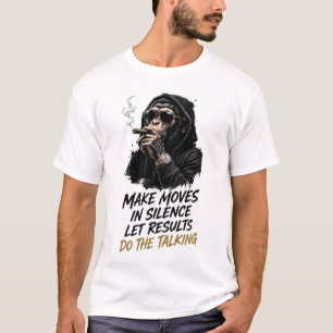 T-shirt Conception de streetwear Monkey Streetwear en sile
