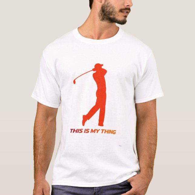 T-shirt Conception de style de vie d'action de silhouette  (Devant)