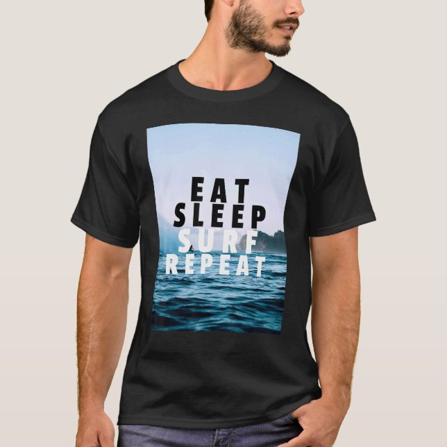 T-shirt Conception de surf (Devant)