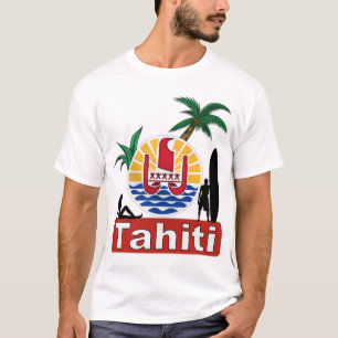 T-shirt conception de surf du Tahiti