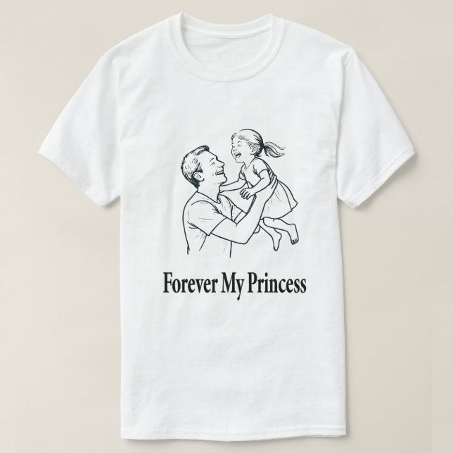 T-shirt conception de t shirt ma princesse (Design devant)
