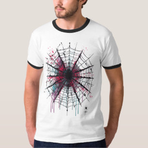 T-shirt Conception de taches de peinture urbaine abstraite