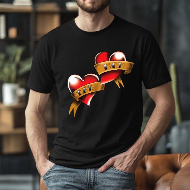 T-shirt Conception de tatouage bannière traditionnelle Mam (Créateur téléchargé)