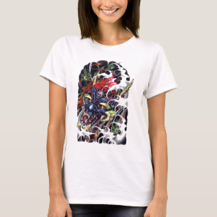T-shirt Conception de tatouage Oni & Maple