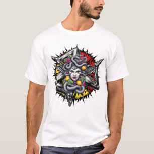 T-shirt Conception de tatouage sicilien Trinacria