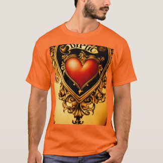 T-shirt Conception de tatouage traditionnel américain