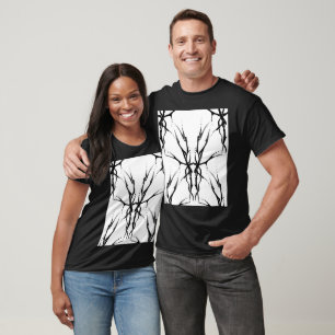 T-shirt Conception de tatouage tribal de crâne de cerf Mir