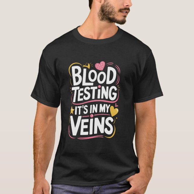 T-shirt Conception de technicien de laboratoire pour techn (Devant)