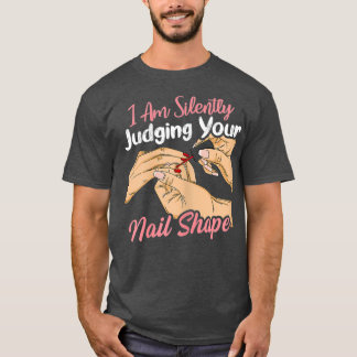 T-shirt Conception de technologie pour ongles pour femmes