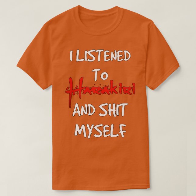 T-shirt Conception de texte amusante (Design devant)