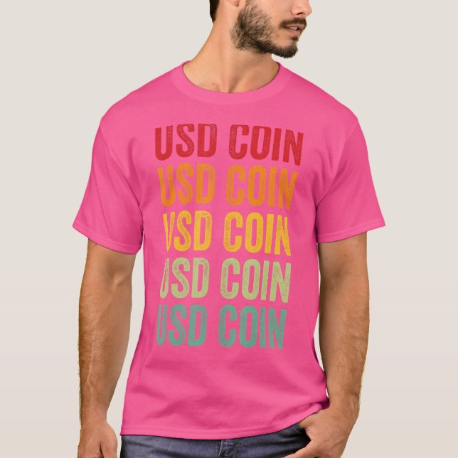 T-shirt Conception de texte arc-en-ciel en cristal de pièc (Devant)