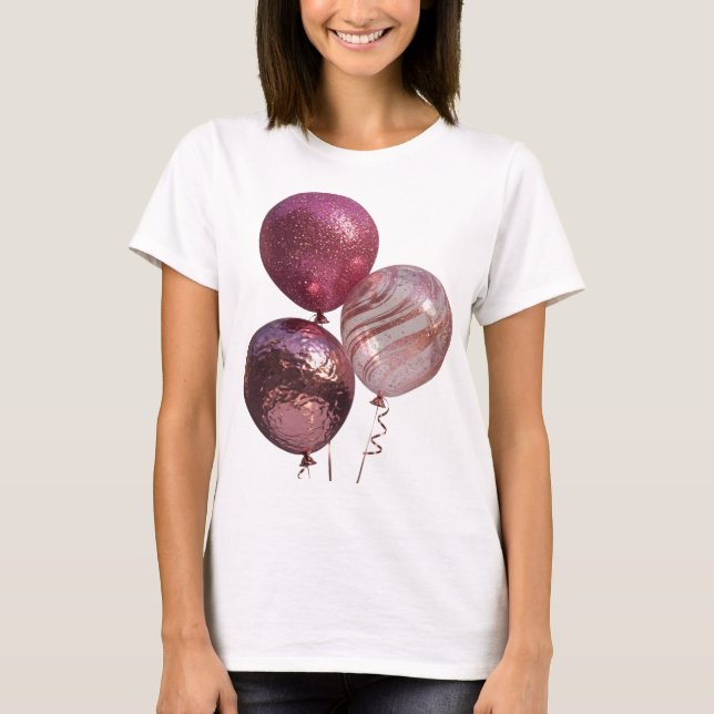 T-shirt Conception de texte argent artistique TROIS BALLOO (Devant)