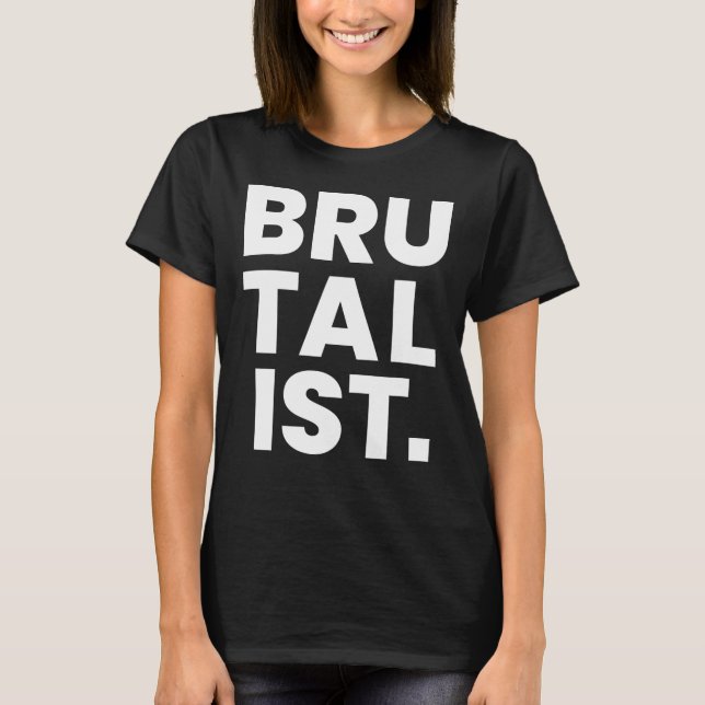 T-shirt Conception de texte brut (Devant)