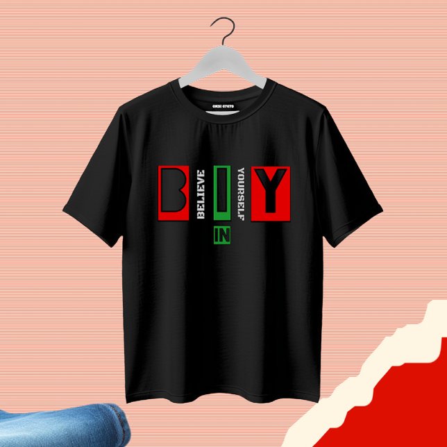 T-shirt conception de texte motivationnel (Créateur téléchargé)