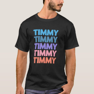 T-shirt Conception de texte répété moderne drôle prénom Ti