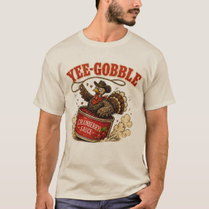 T-shirt Conception de Thanksgiving pour dinde Yee-Gobble