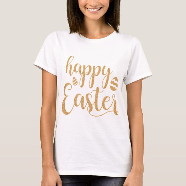 T-shirt Conception de thème de Pâques (Devant)