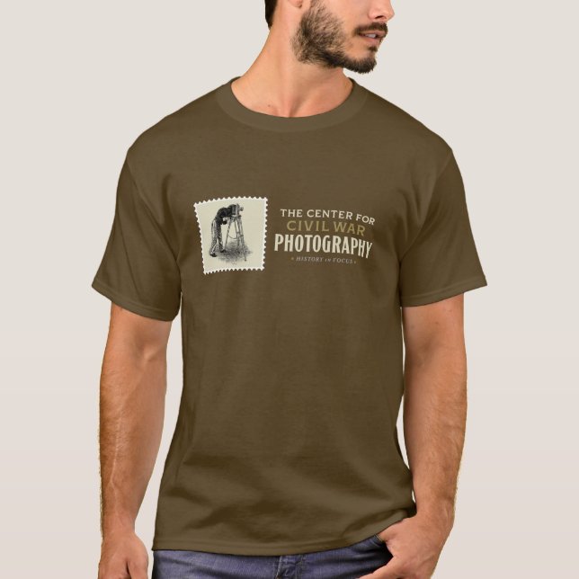 T-shirt Conception de timbre CCWP pour fonds sombres (Devant)