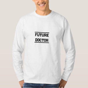 T-shirt Conception de titre médical futur texte minimal
