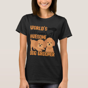 T-shirt Conception de toilettage pour animaux de compagnie