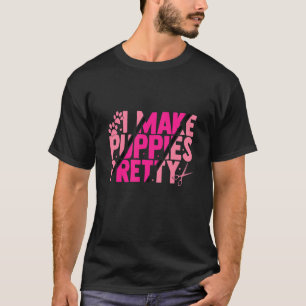 T-shirt Conception de toilettage pour animaux de compagnie