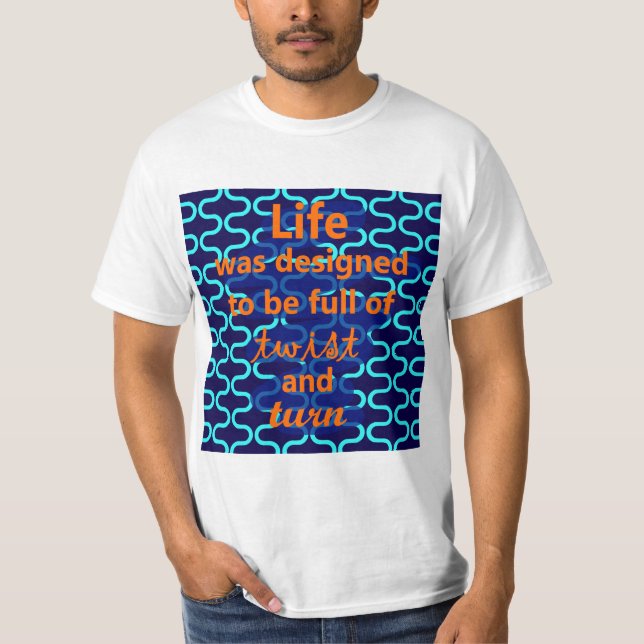 T-shirt Conception de tournage et de retournement de vie (Devant)