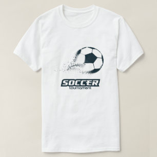 T-shirt Conception de Tournoi de Balle de Football de Part